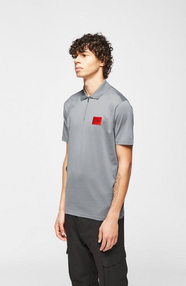 Deresom Red Patch Short Sleeve Polo
