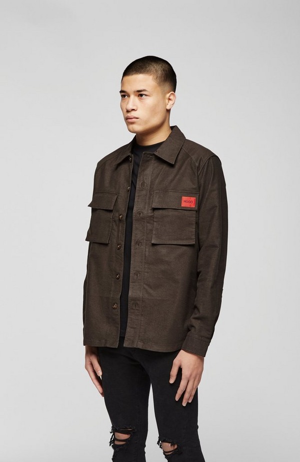 Red Patch Overshirt