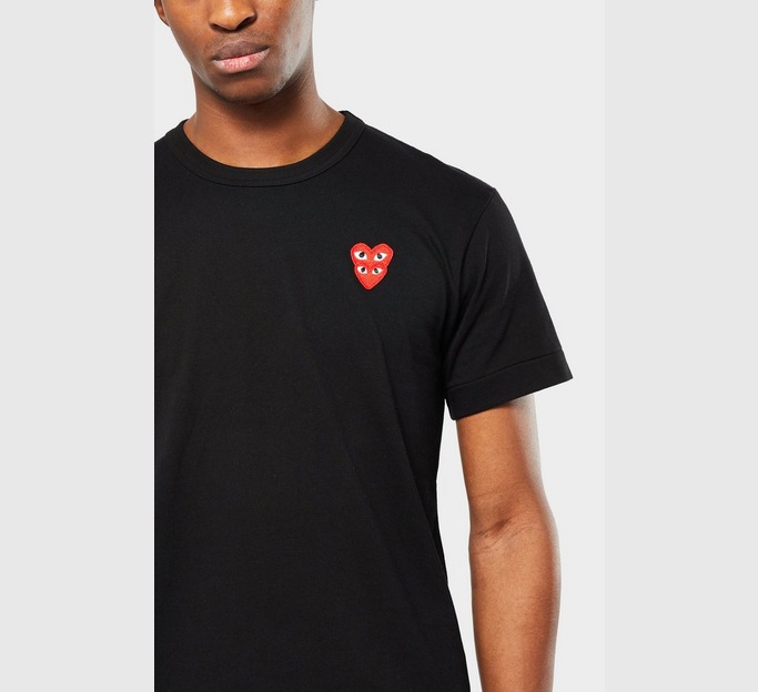 Double Heart Short Sleeve T-Shirt