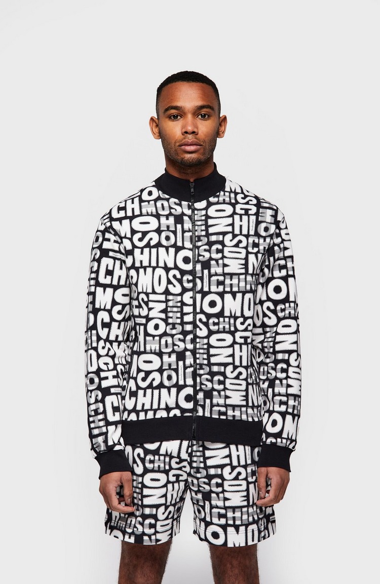 All Over Print Zip Sweatshirt