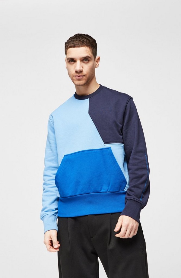 Colour Block Crewneck Sweatshirt