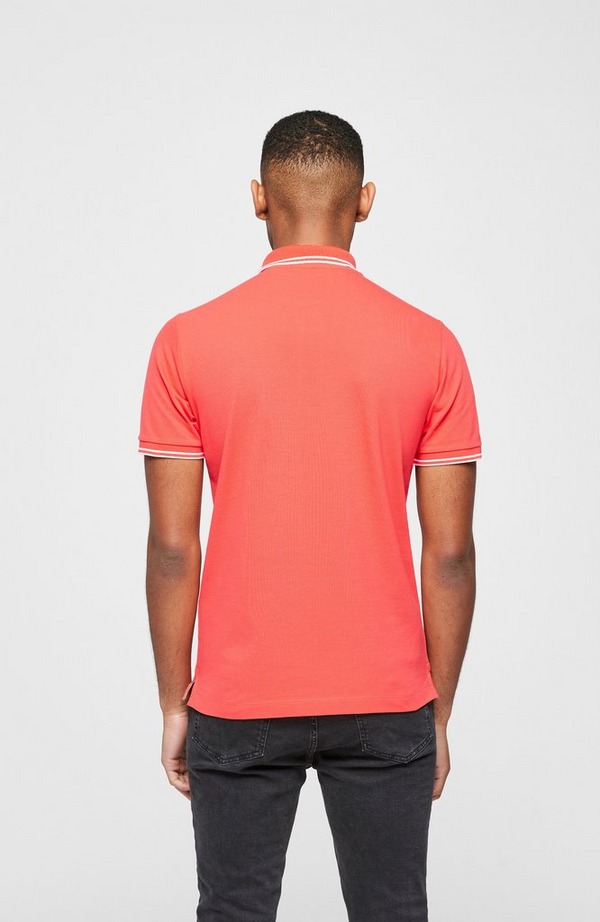 Patch Tipped Short Sleeve Polo