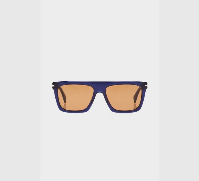 Small Logo Square Sunglasses