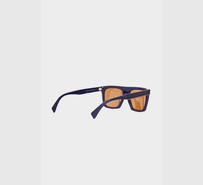 Small Logo Square Sunglasses