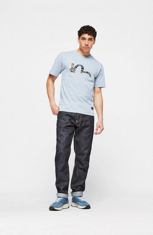 Embroidered Seagull Short Sleeve T-Shirt