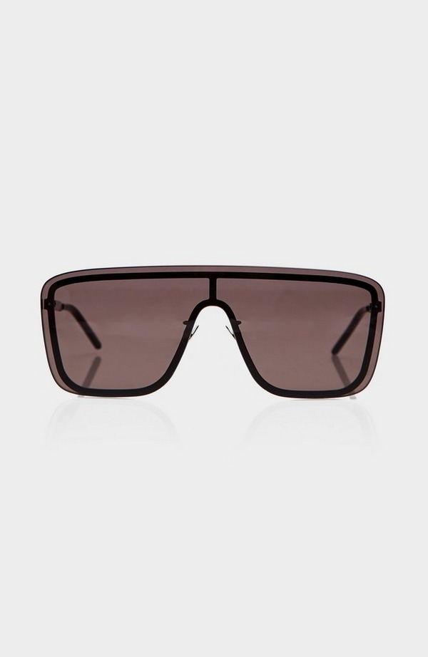 Mask Metal Frame Sunglasses