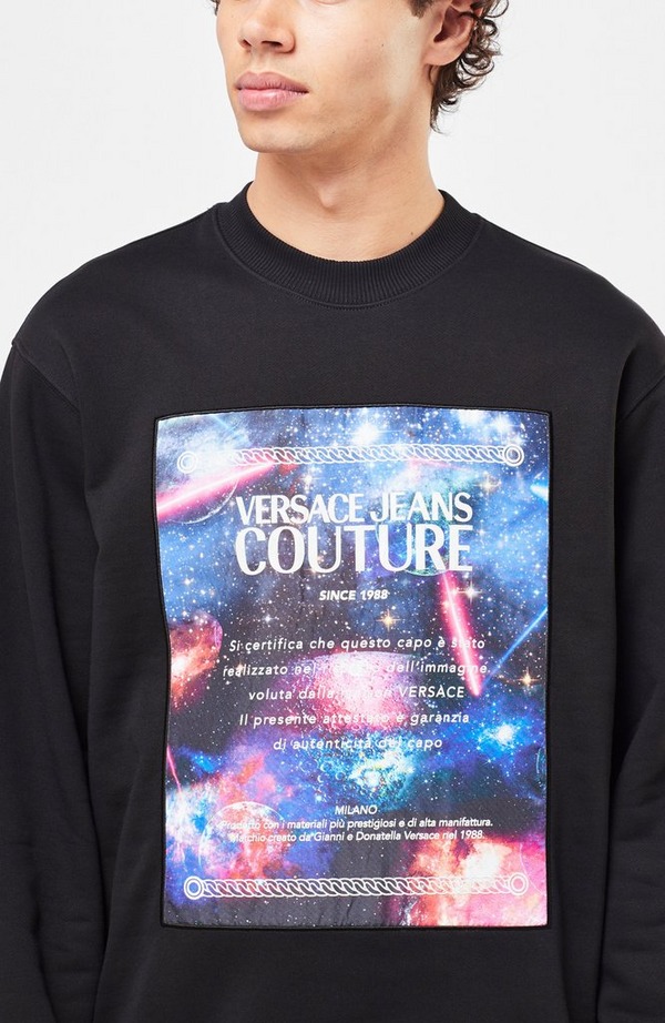 Galaxy Graphic Crewneck Sweatshirt