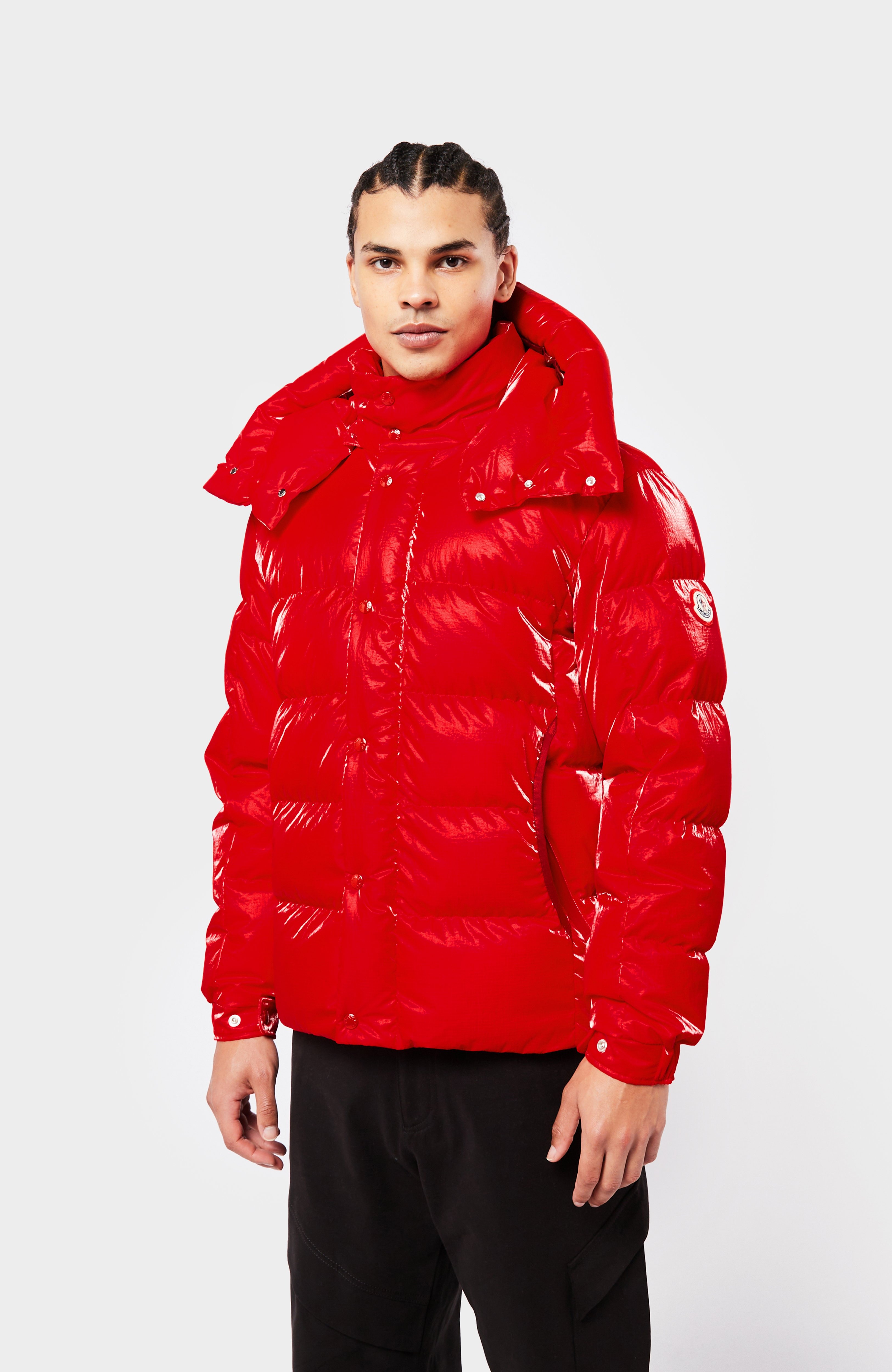 Red Moncler Verndon Gloss Jacket | Choice UK