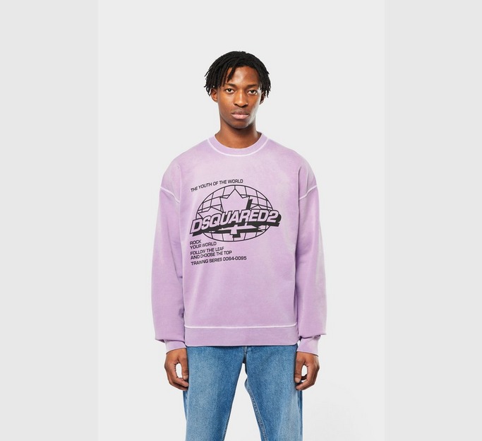Horizon Ball Print Crewneck Sweatshirt