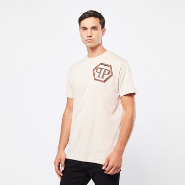 Hexagon Print Short Sleeve T-Shirt