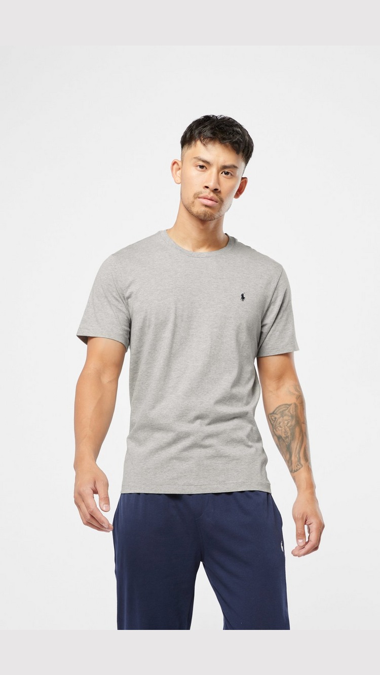 Polo Ralph Lauren Loungewear Small Pp Lounge Short Sleeve T-Shirt - Grey Mens,