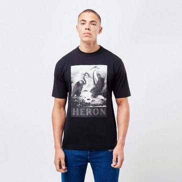 Halftone Heron Short Sleeve T-Shirt