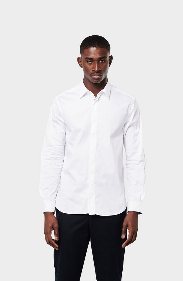 Spread Collar Tailored Fit Shirt
