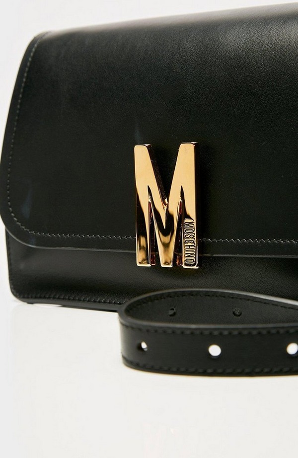 M Logo Flap Bag
