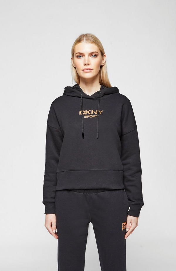 Tiger King Embroidered Cropped Hoodie