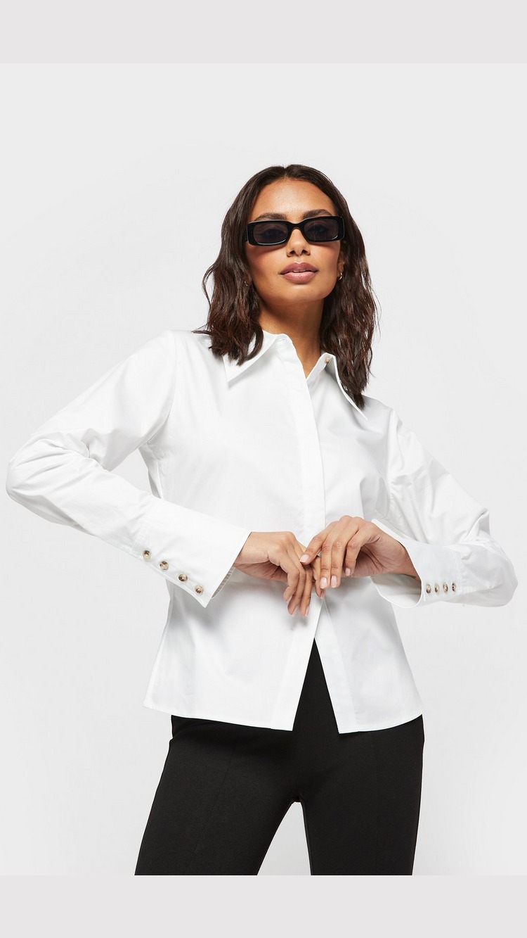Anine Bing Tiffany Shirt - White - Womens, White product