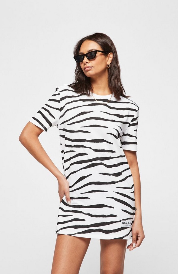 Zebra Hemera T-Shirt Dress