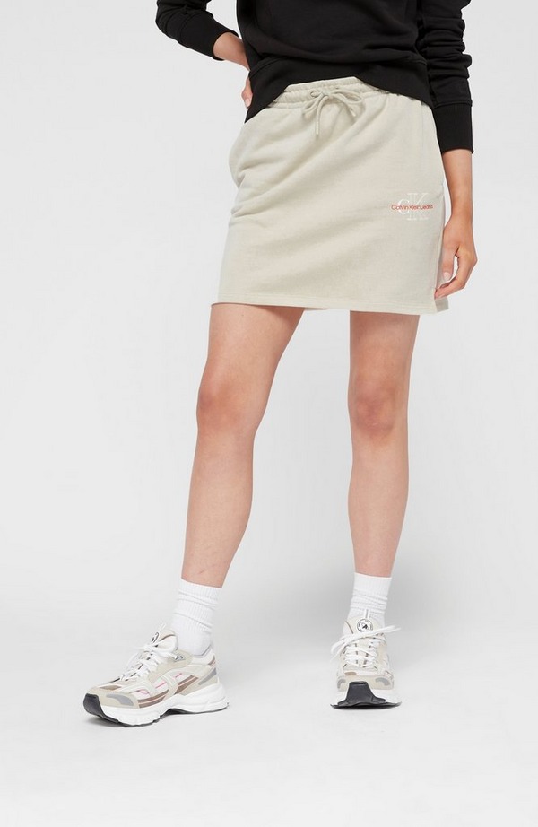 Two Tone Monogram Skirt