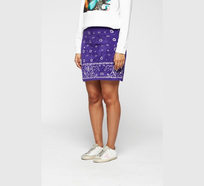 Bandana Print Mini Skirt