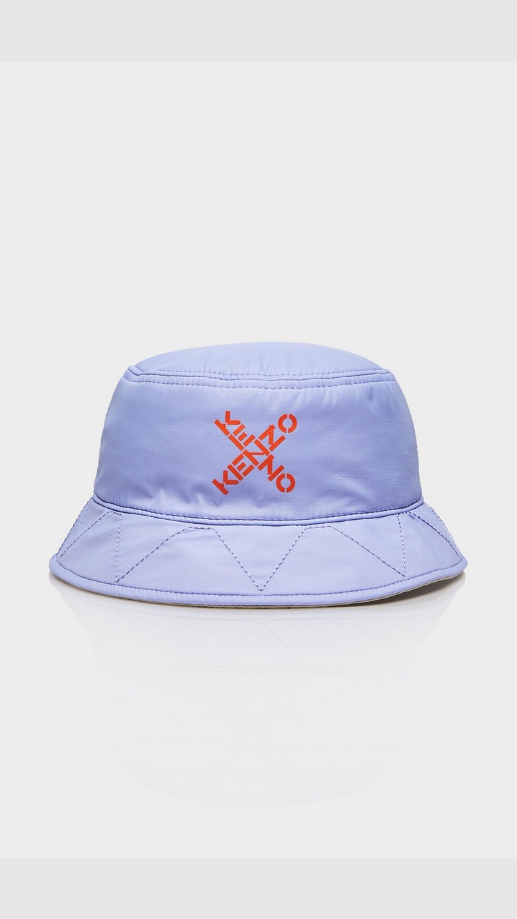 Kenzo KENZO Reversible Sport Logo Bucket Hat - Lilac Womens,