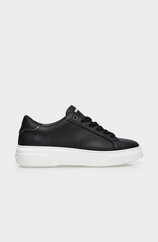 Chunky Sole Leather Trainer