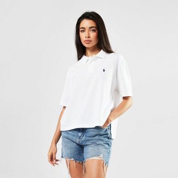 Cropped Short Sleeve Polo