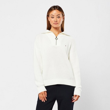 Hayana Cable Zip Up Sweater