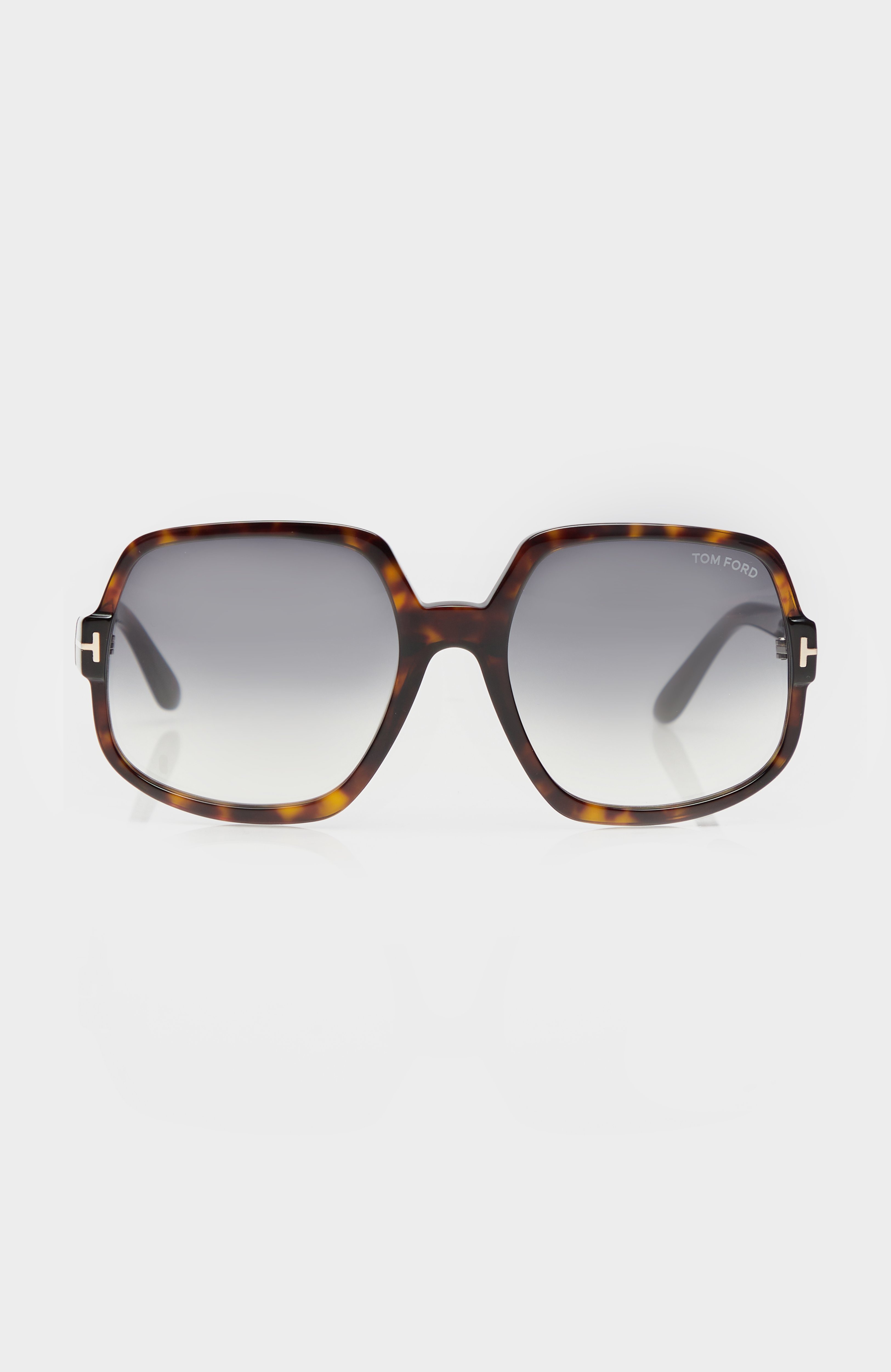 Tortoise Tom Ford Eyewear Delphine Oversized Sunglasses | Choice UK