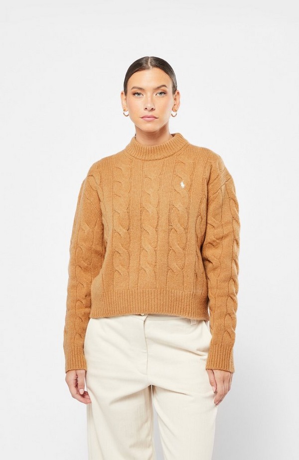 Small Pp Cable Knit Jumper