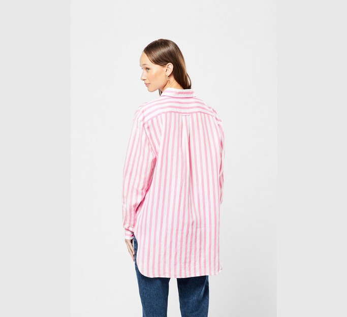 Stripe Button Front Shirt