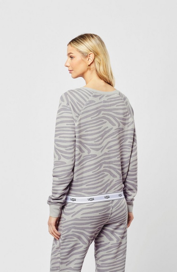 Nena Zebra Print Sweatshirt