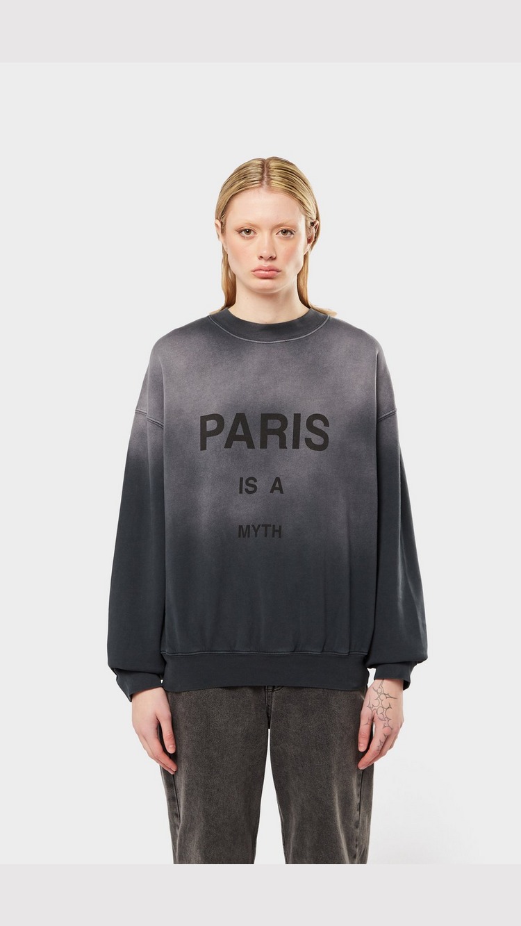Anine Bing Jaci Paris Myth Sweatshirt - Black - Womens, Black product