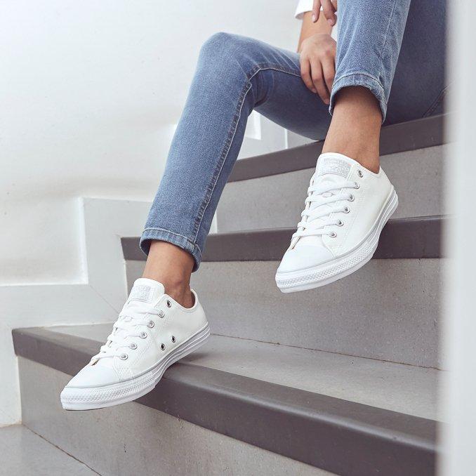 CONVERSE ALL STAR LEATHER OX BRANCAS