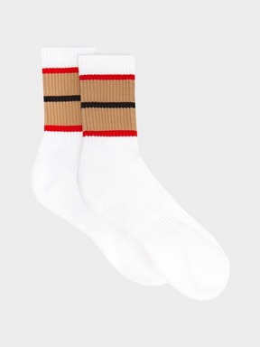 Exploded Icon-Striped Socks
