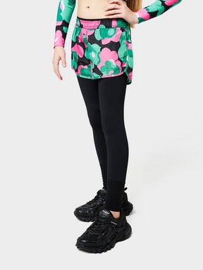 Floral Print Active Leggings with Shorts