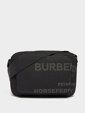Horseferry Print Nylon Crossbody Bag