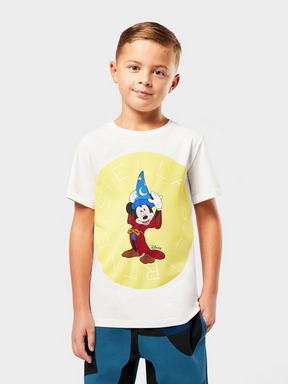 Fantasia Mickey Print T‐Shirt