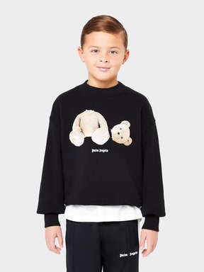 Bear-print Crewneck Sweatshirt