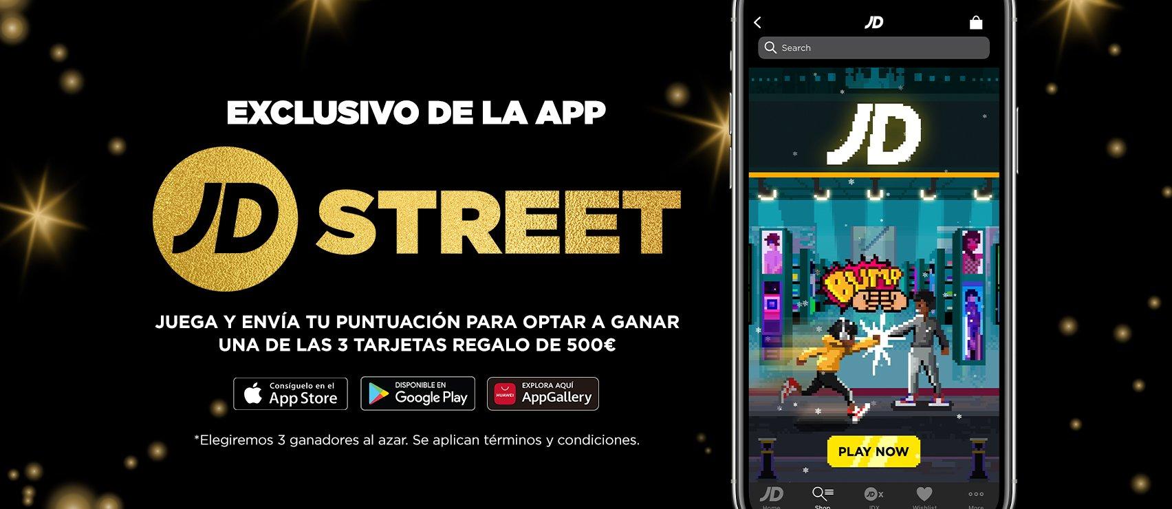 app JD Street juego navidad