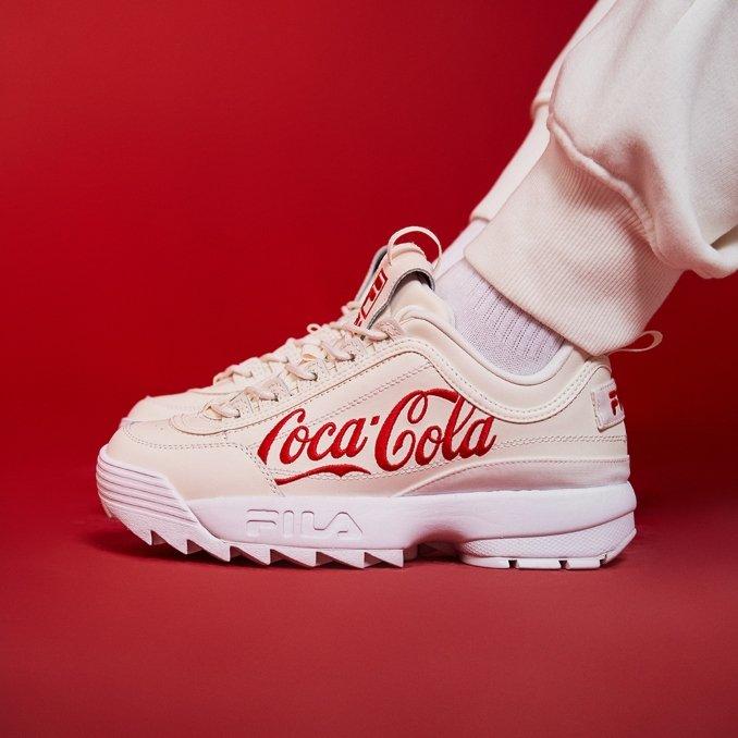 fila disruptor coca-cola