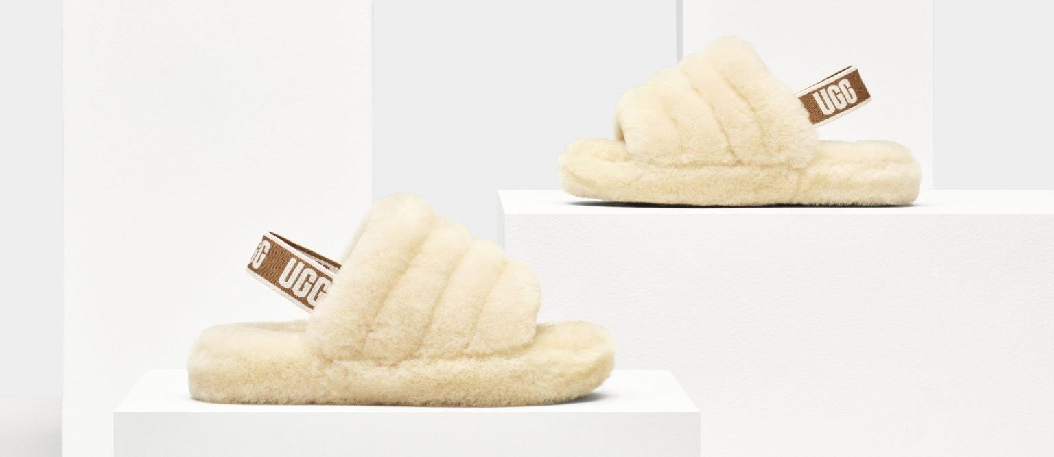 Kuschelige UGG Fluff Yeah Slides