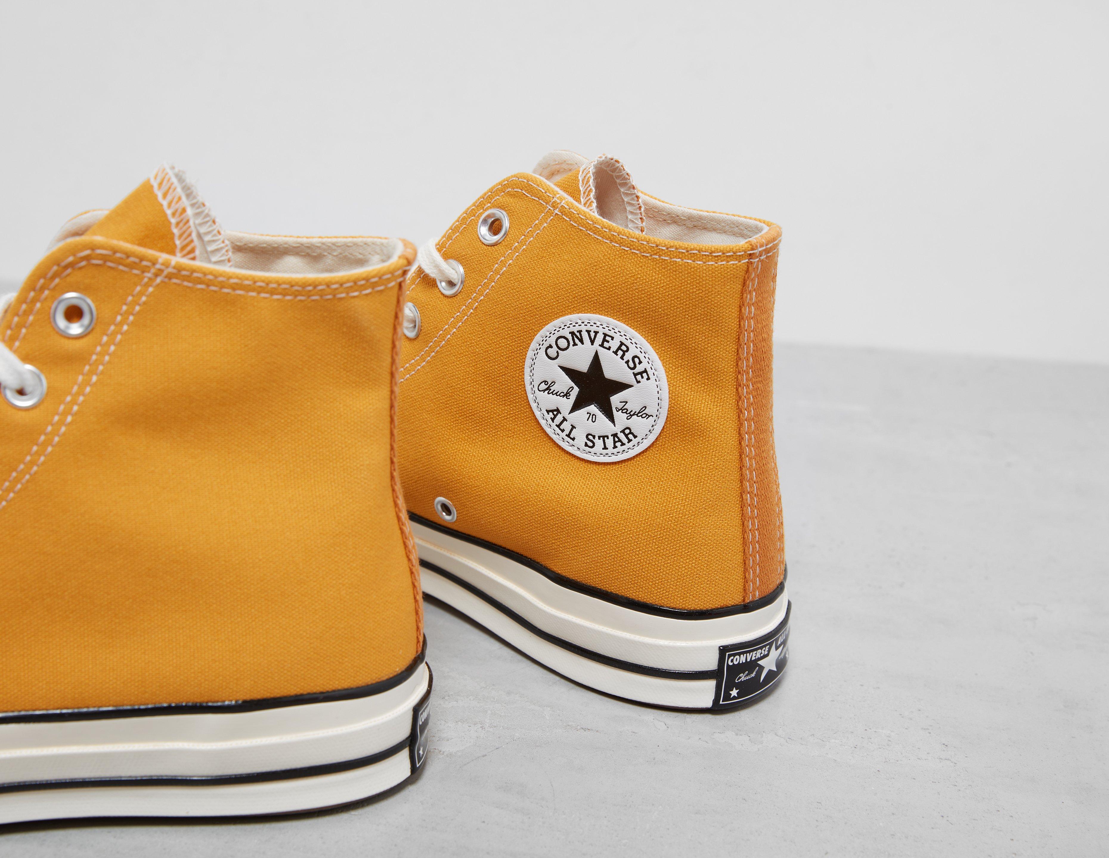 yellow 70s converse