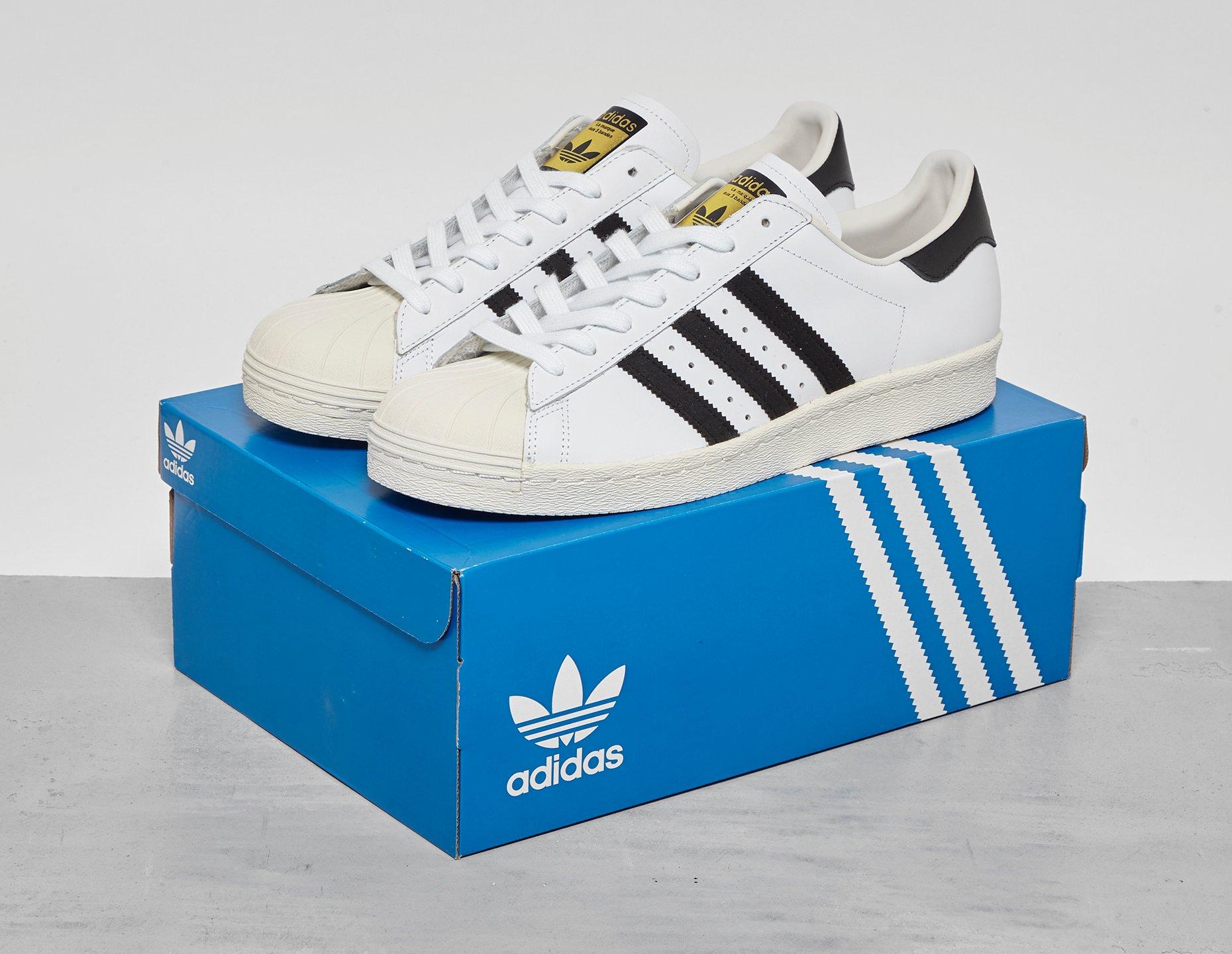 adidas original superstar 80s bleu