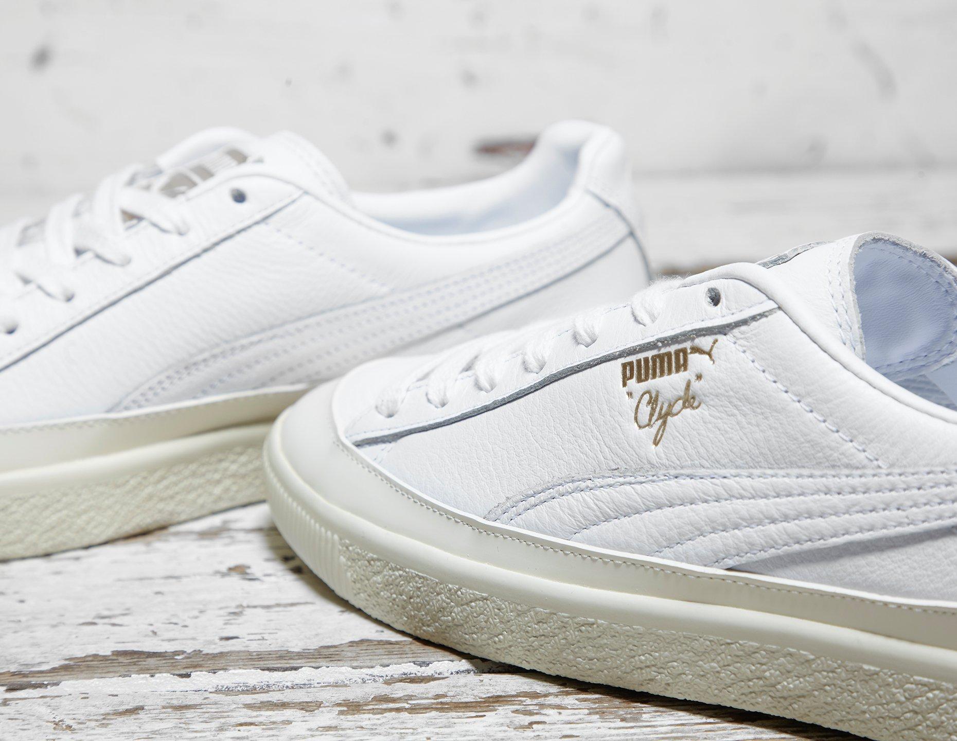 puma clyde rubber toe leather