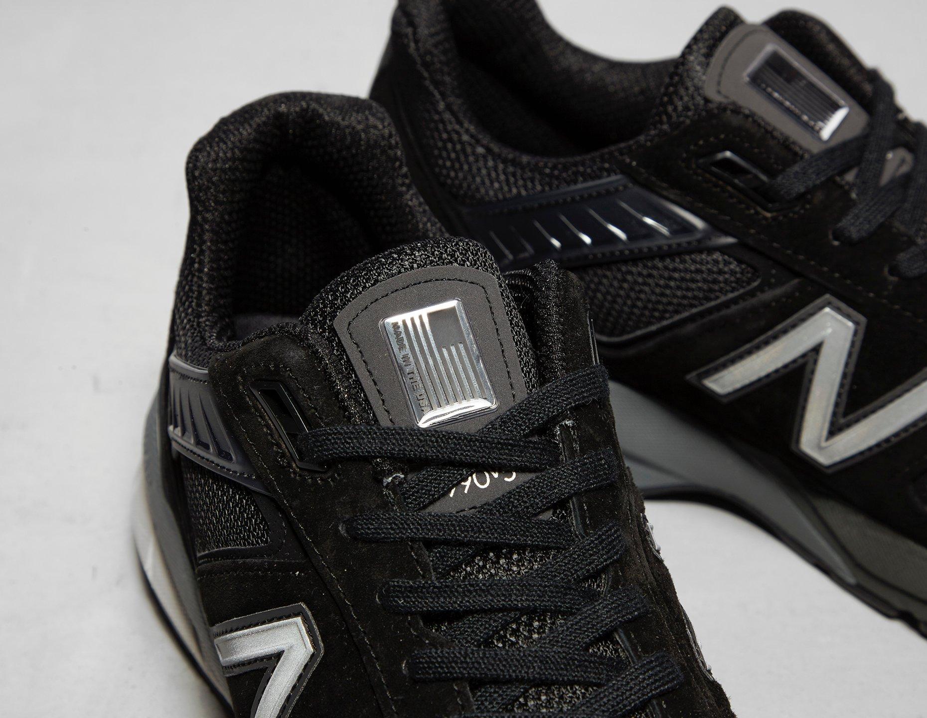 new balance 990 black leather