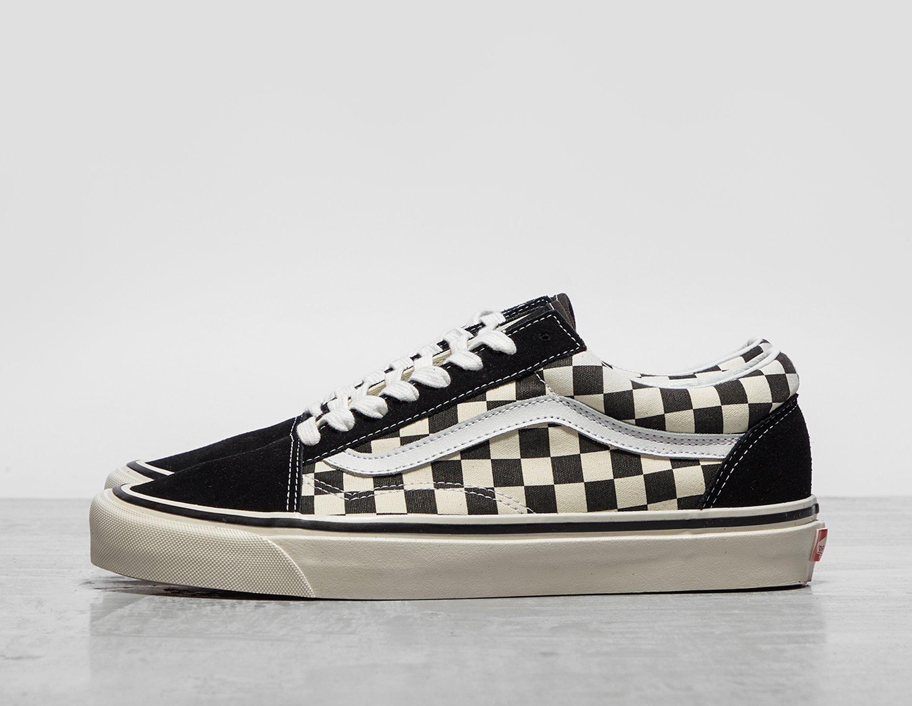 vans anaheim old skool checkerboard women's