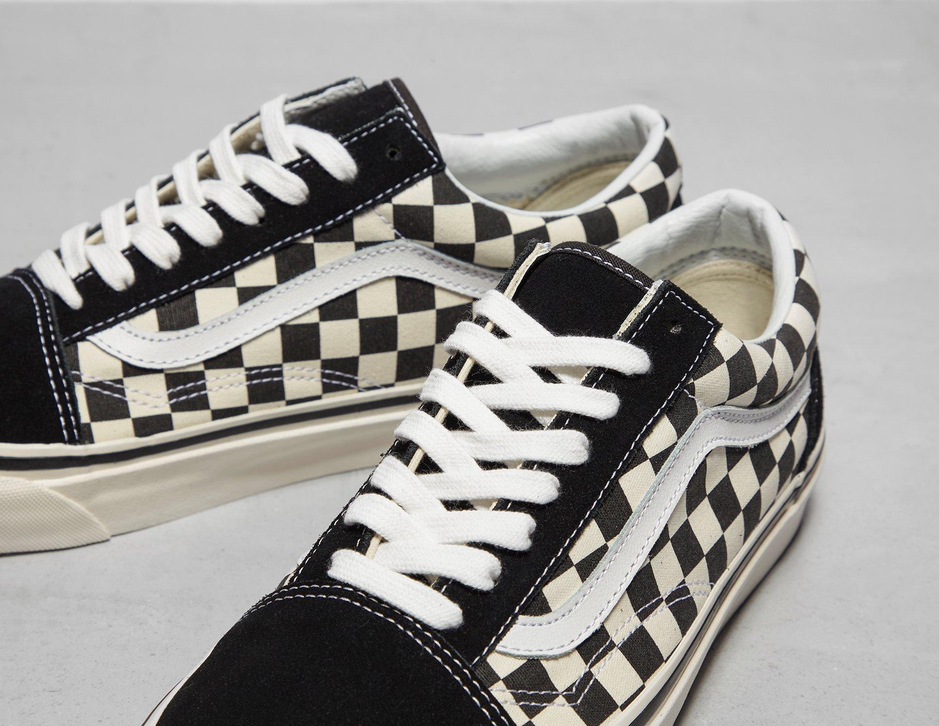 vans anaheim old skool checkerboard women's