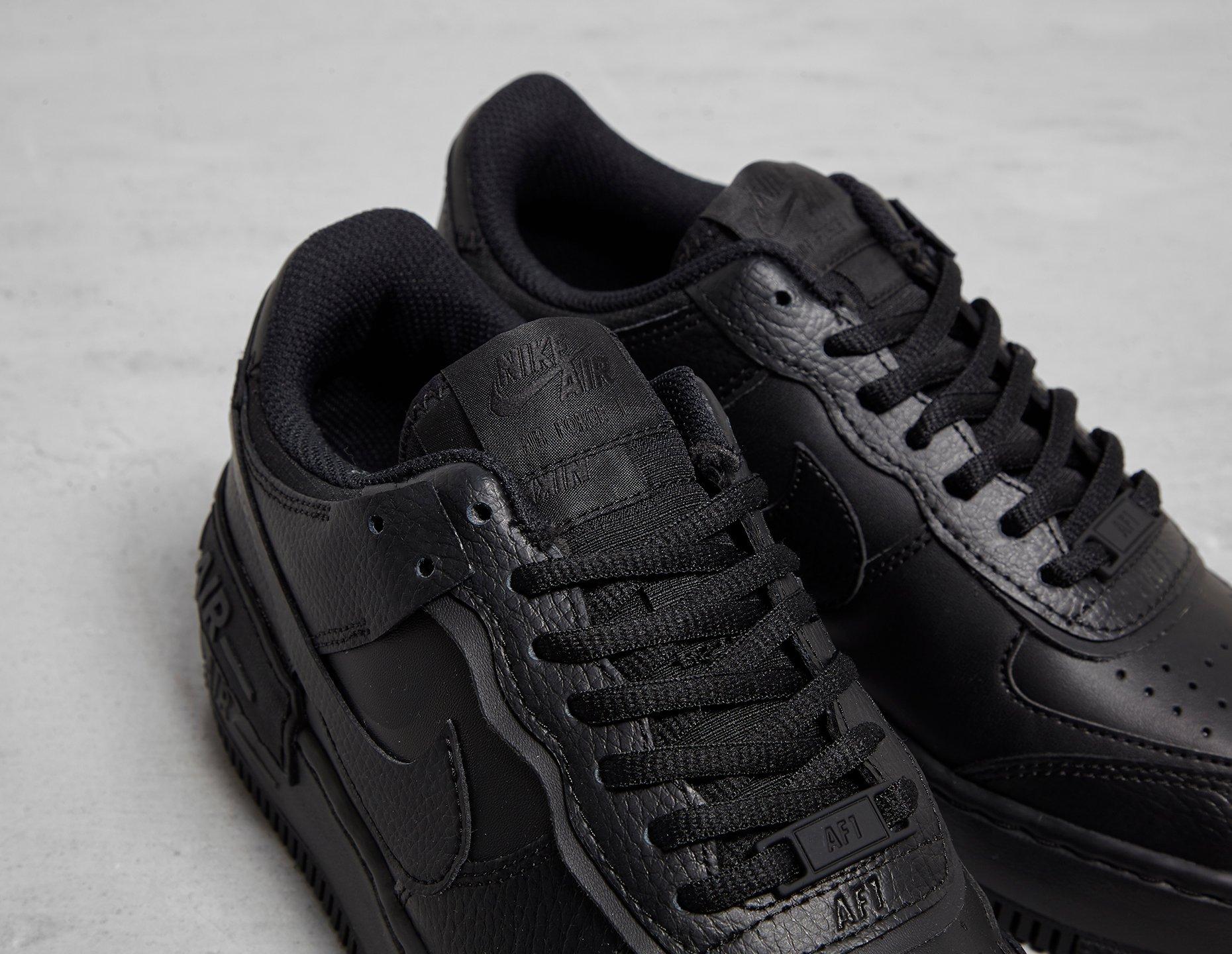 nike air force 1 shadow women's black