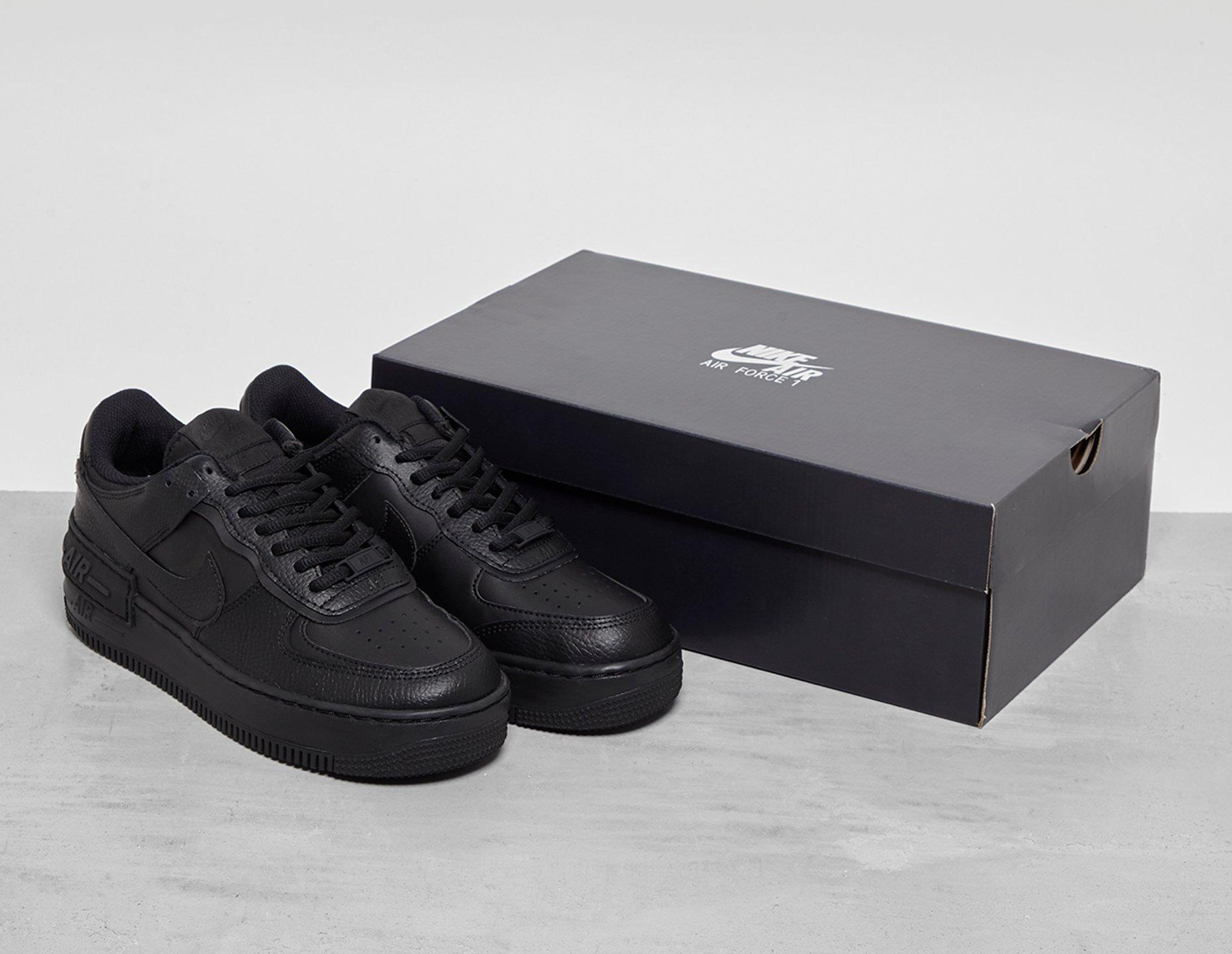 Black Nike Air Force 1 Shadow Women's 