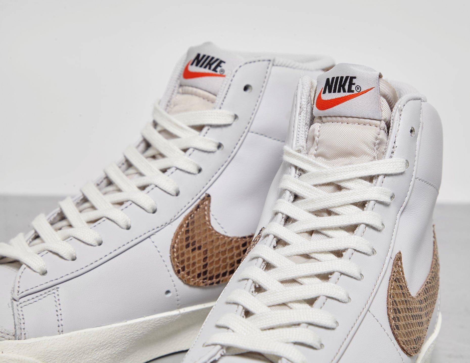 snakeskin nike blazers